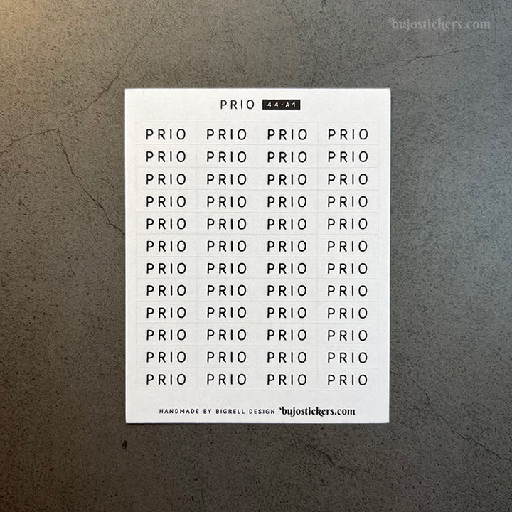 Prio 44 • Stickers på svenska 🇸🇪 • Många färgval • Headings in Swedish