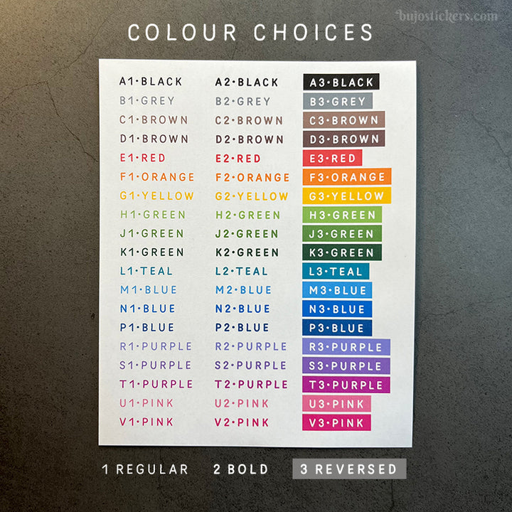 Barnvecka 44 • Stickers på svenska 🇸🇪 • Många färgval • Headings in Swedish