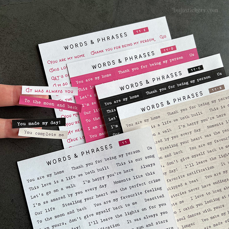 Words & phrases 11 • Love & romance