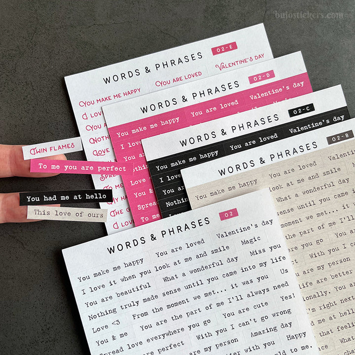 Words & phrases 02 • Love, romance & Valentine's day