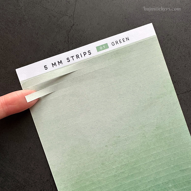 5 mm Strips 01 • Green