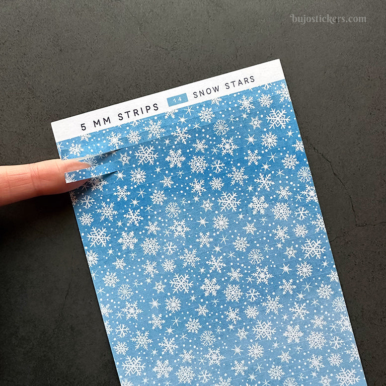5 mm Strips 14 • Snow stars