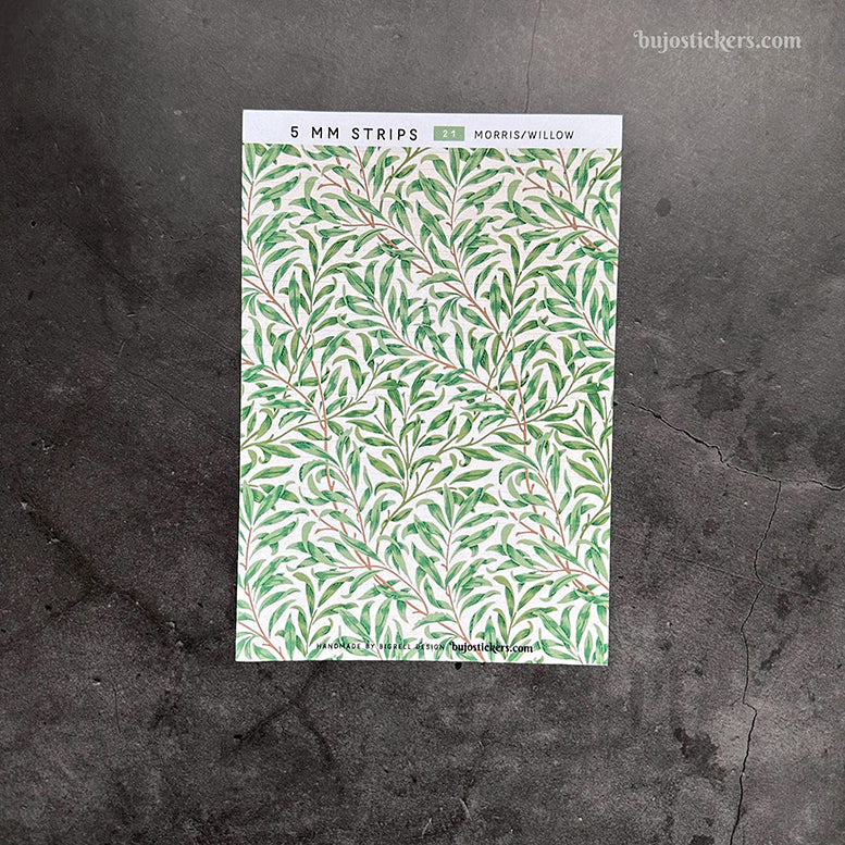 5 mm Strips 21 • William Morris' Willow pattern