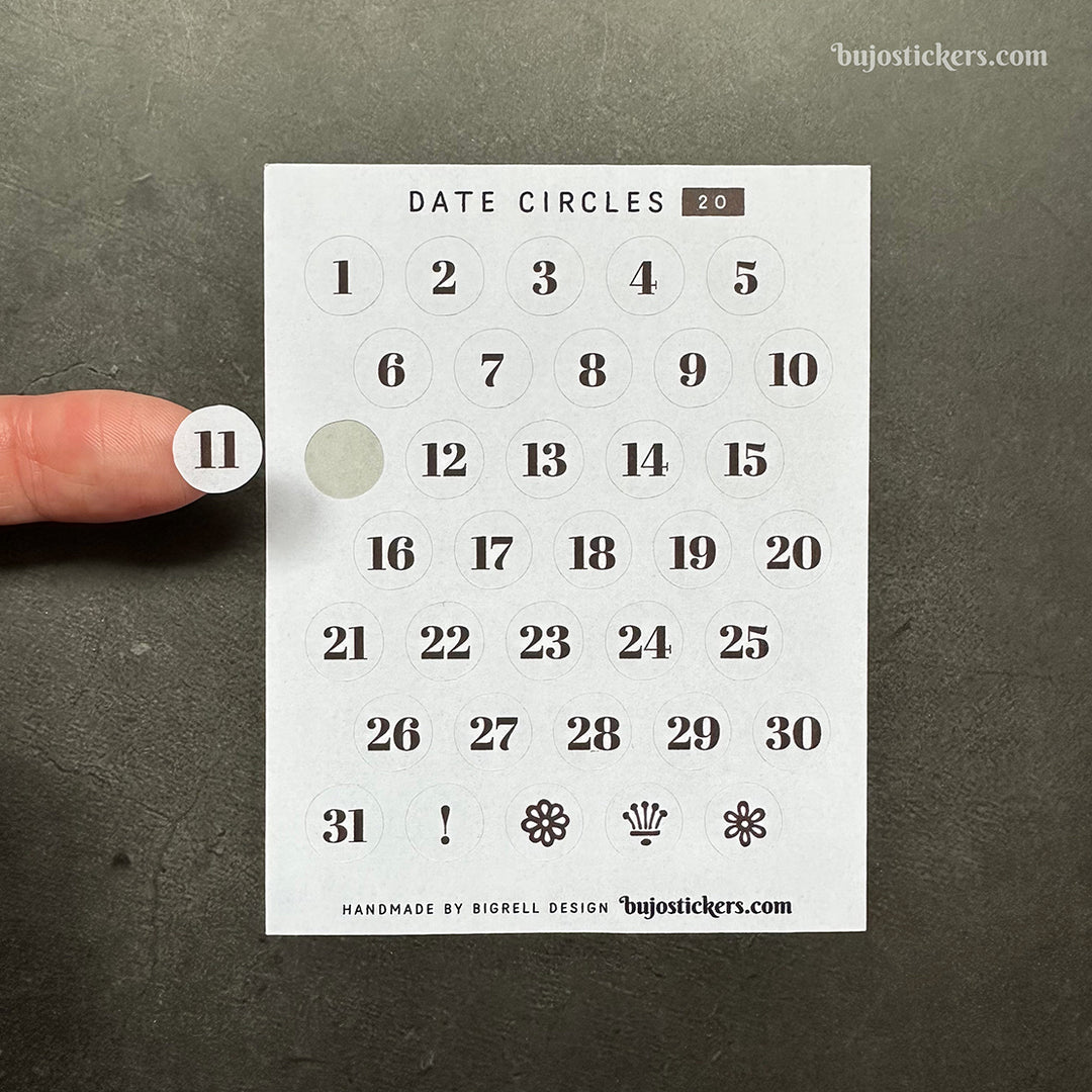 Date Circles 20