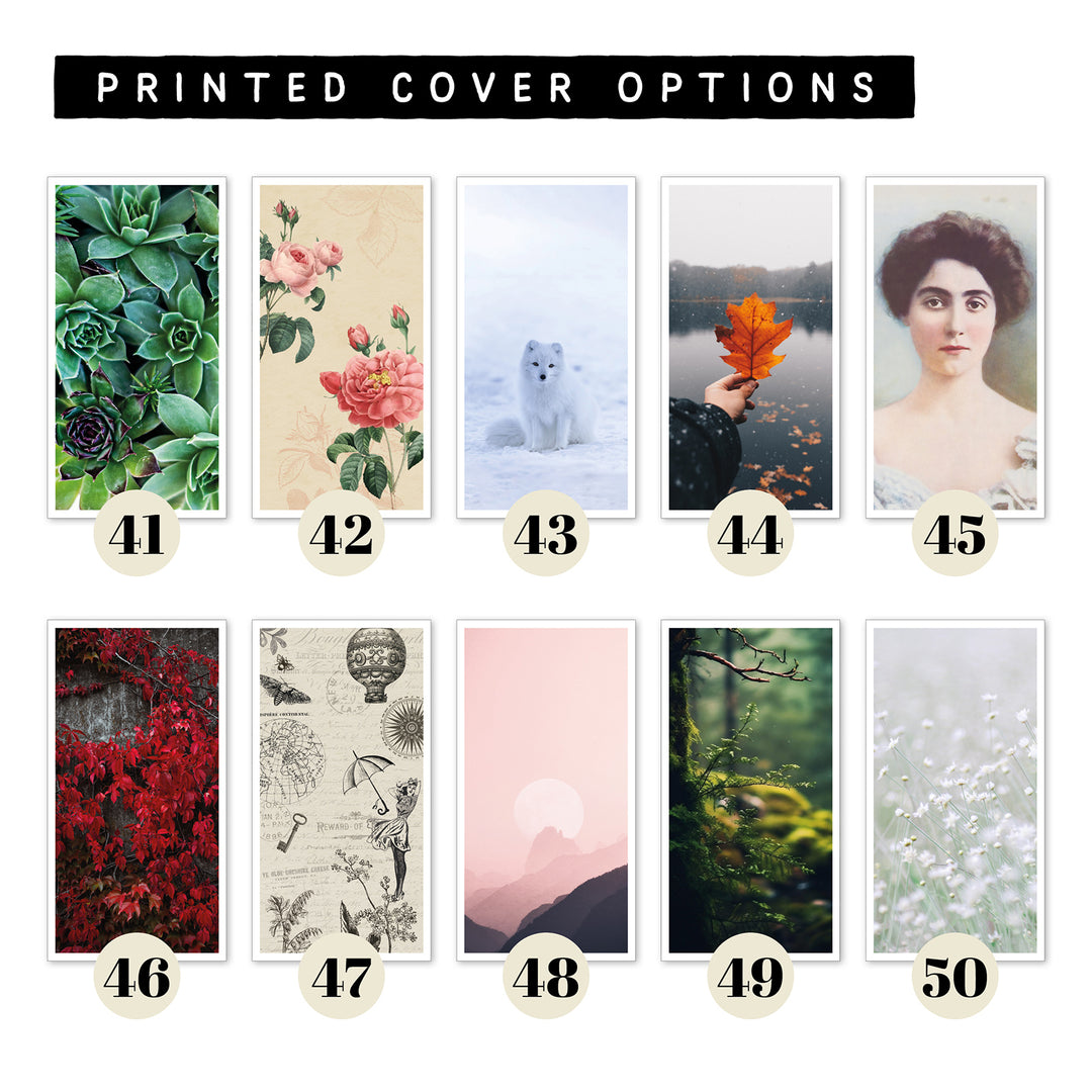 Monthly calendar in regular size • Traveler's notebook • 12 months • 8 languages • A01