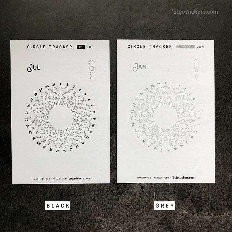 Circle tracker 01 • Black or Grey