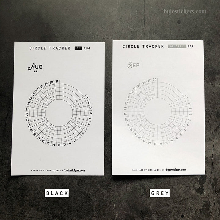 Circle tracker 02 • Black or Grey