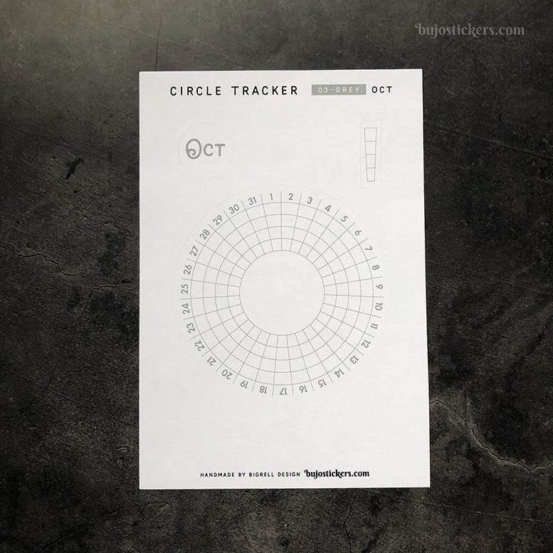 Circle tracker 03 • Black or Grey