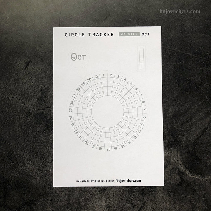 Circle tracker 03 • Black or Grey