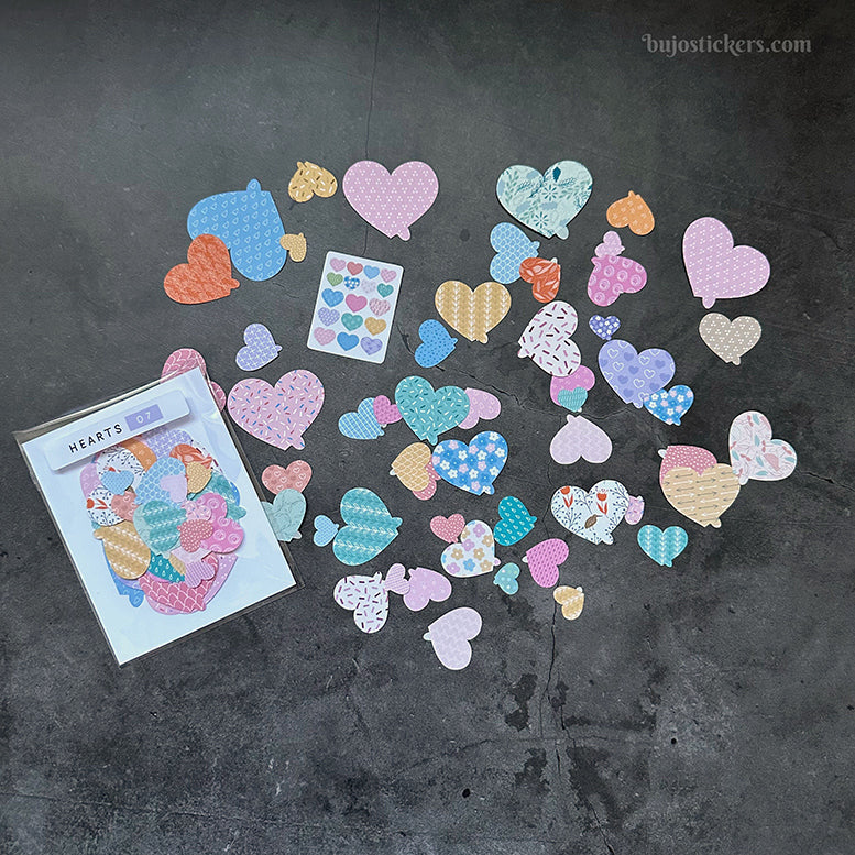 Hearts 07 • Diecut stickers