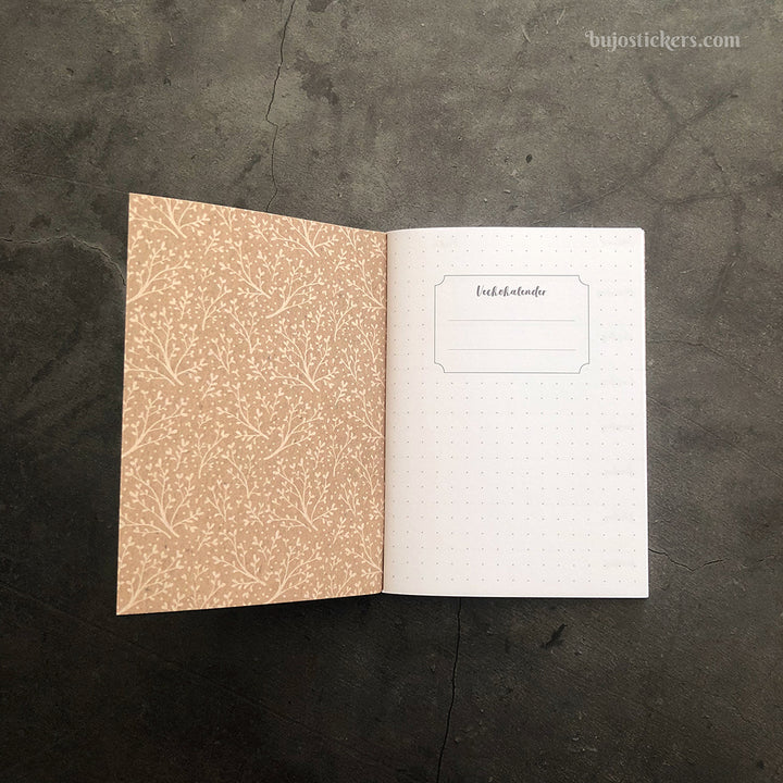 Traveler's Notebook – Passport size – Svensk Vecka + Anteckningar 🇸🇪
