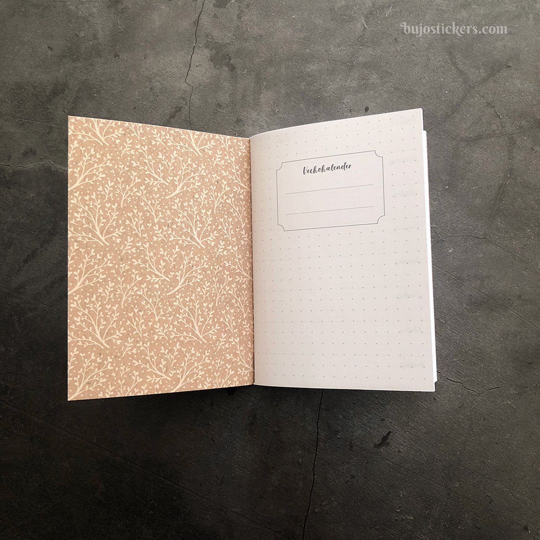 Traveler's Notebook – Passport size – Svensk Vertikal veckokalender 🇸🇪