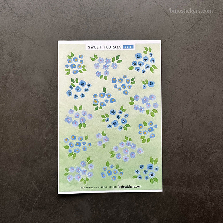Decorative and functional MEGA sticker SET • Sweet florals