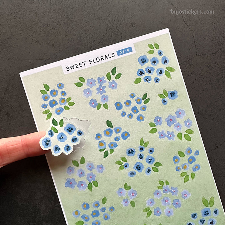 Decorative and functional MEGA sticker SET • Sweet florals