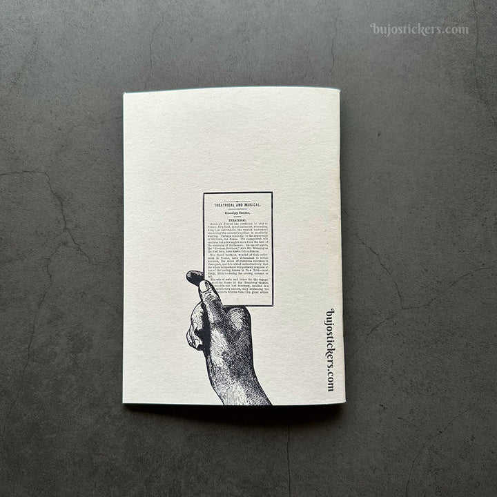 Traveler's Notebook – B6 size – Vintage ads & ephemera – All pages unique!