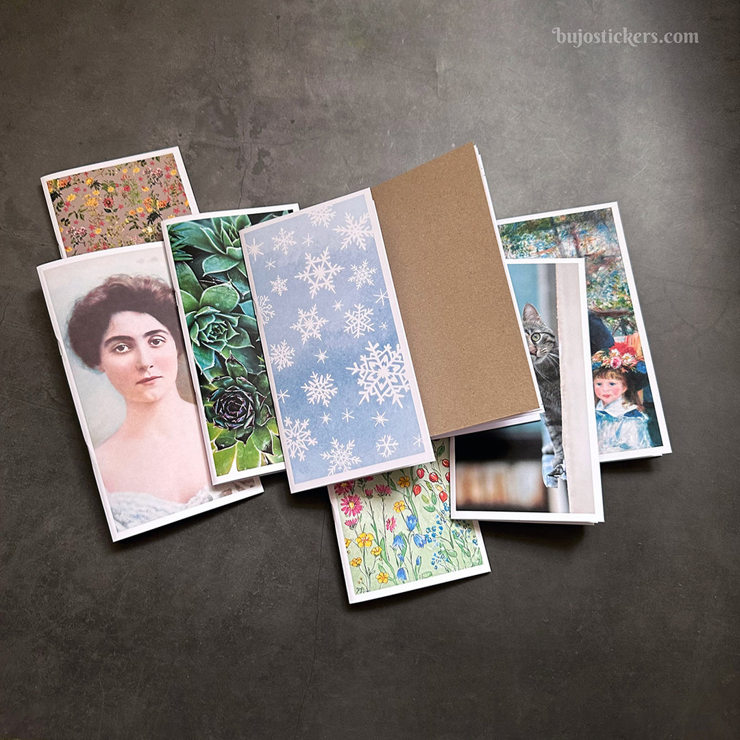 Monthly calendar in regular size • Traveler's notebook • 12 months • 8 languages • A01