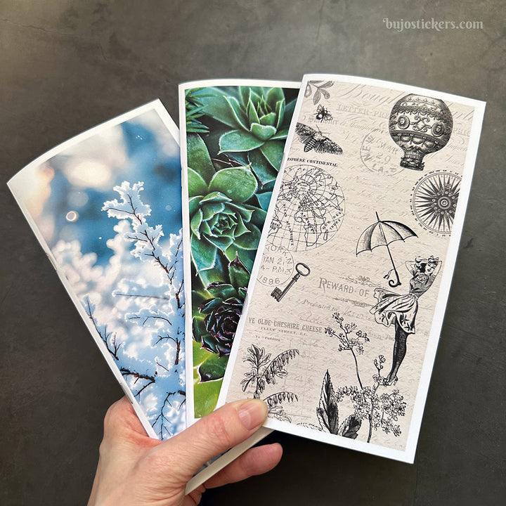 Traveler's Notebook daterad svensk horisontell veckokalender • Regular size • Swedish weekly calendar 🇸🇪  A02-SE