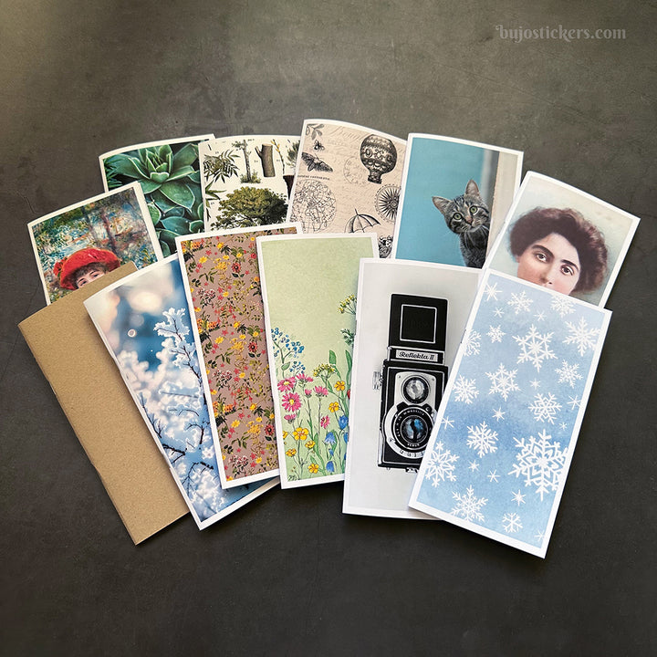 Monthly calendar in regular size • Traveler's notebook • 12 months • 8 languages • A01