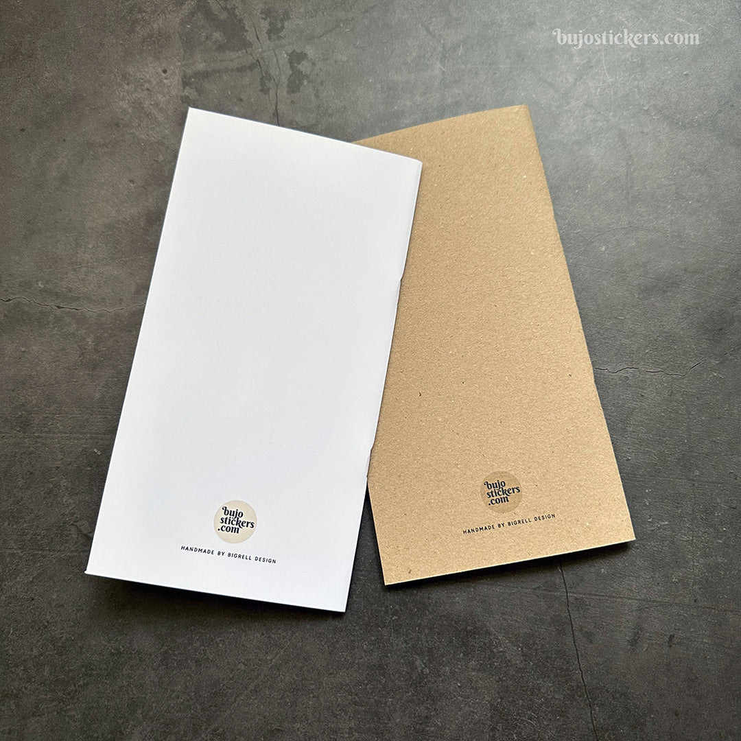 Traveler's Notebook daterad svensk horisontell veckokalender • Regular size • Swedish weekly calendar 🇸🇪  A02-SE