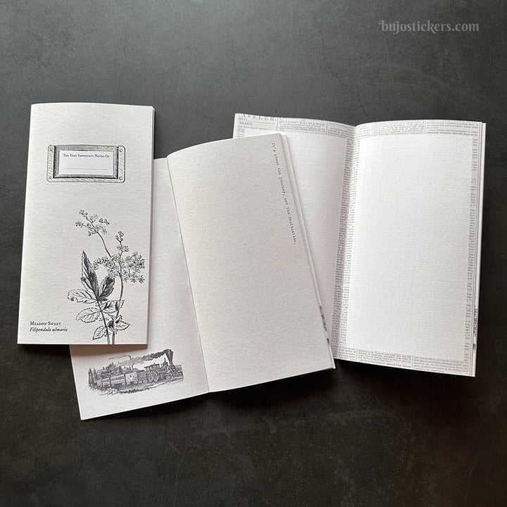 Traveler's Notebook – Regular size – Vintage ads & ephemera – All pages unique!
