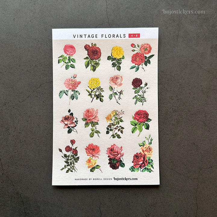 Vintage florals 4-B