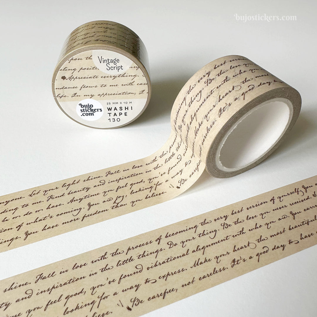 Infeelme Washi Tape, 18 rollen decoratieve tape voor thuiswerken (18 rollen script Infeelme Washi Tape, 18 rollen decoratieve tape voor thuiswerken (18 rollen script