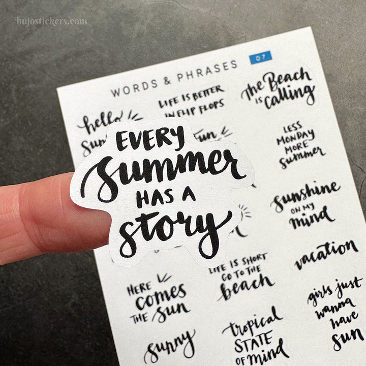 Words & phrases 07 • Summer quotes