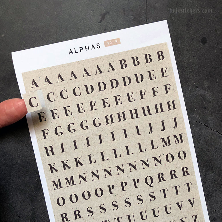 Alphas 12 B – Set of 3