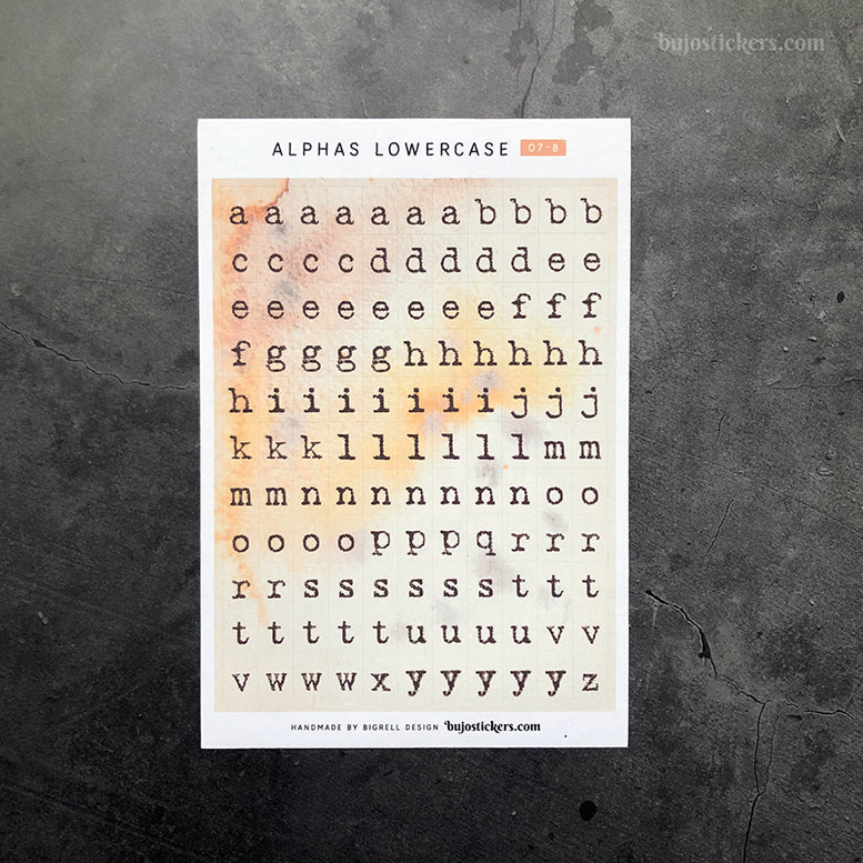 Alphas 07 B – Set of 3