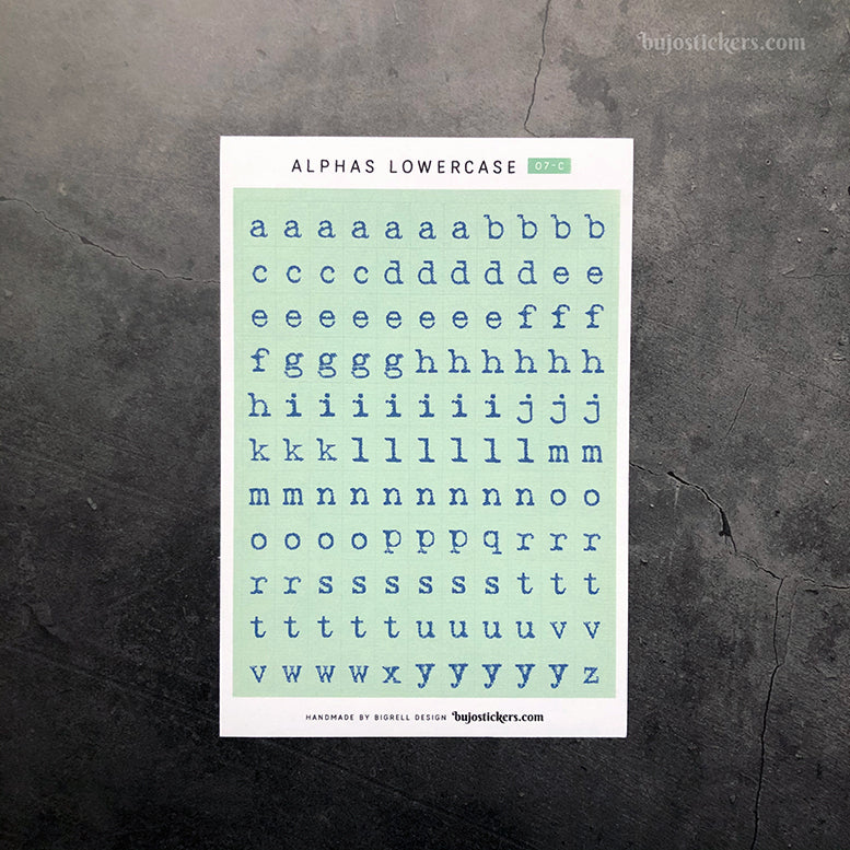 Alphas 07 C – Set of 3