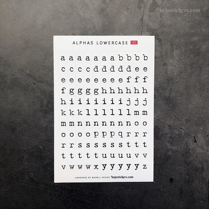 Alphas 07 – Set of 3