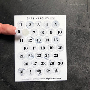 Date Circles 12