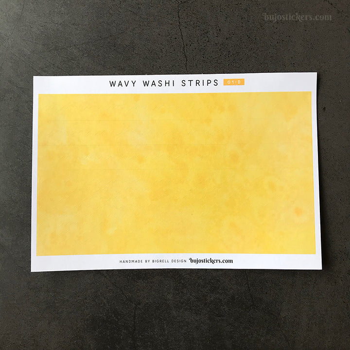 Wavy washi strips 01-D