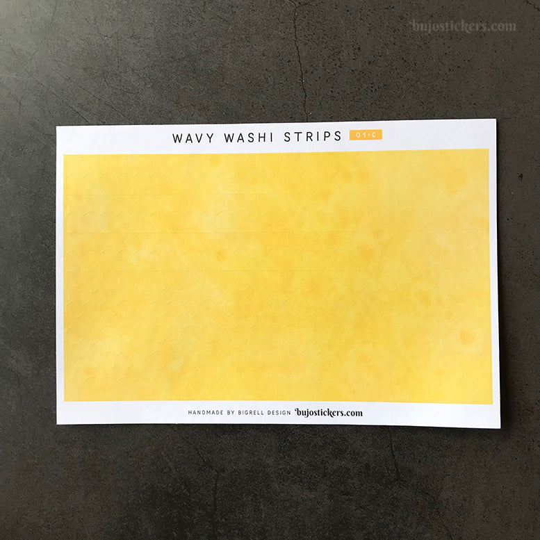 Wavy washi strips 01-C