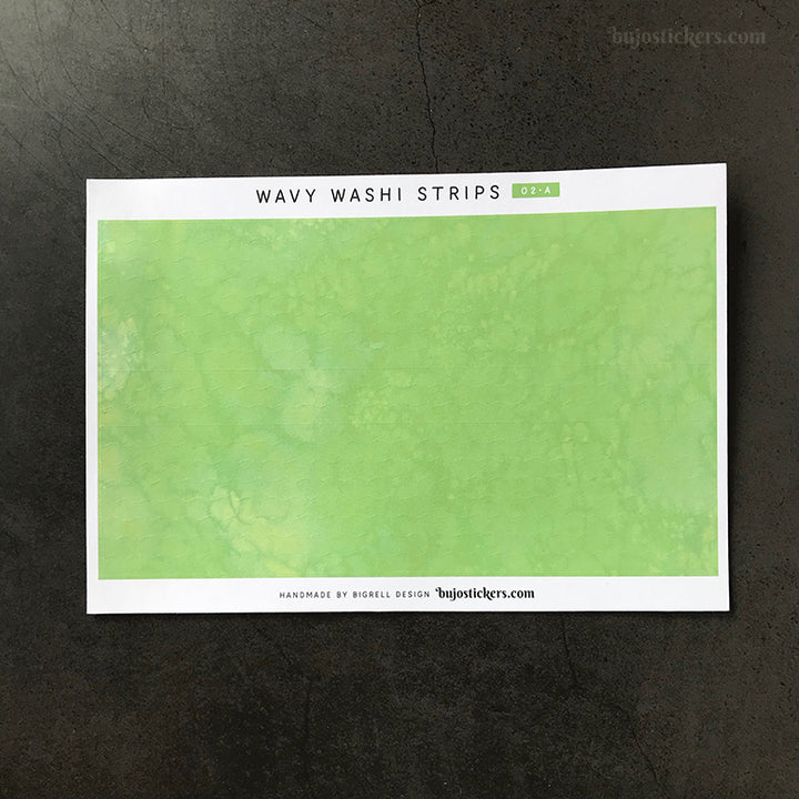 Wavy washi strips 02-A