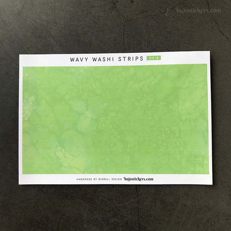 Wavy washi strips 02-B
