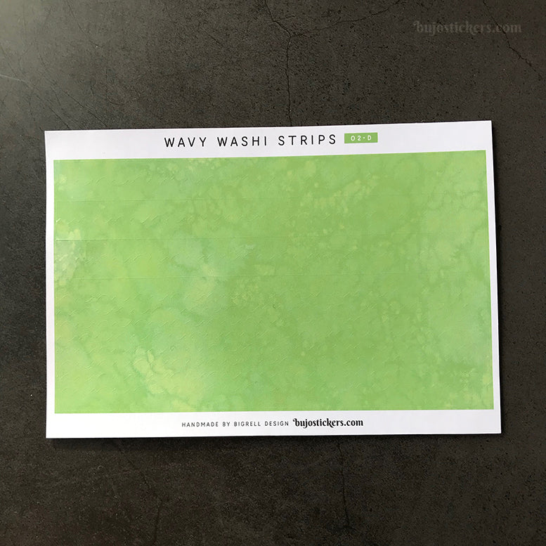Wavy washi strips 02-D