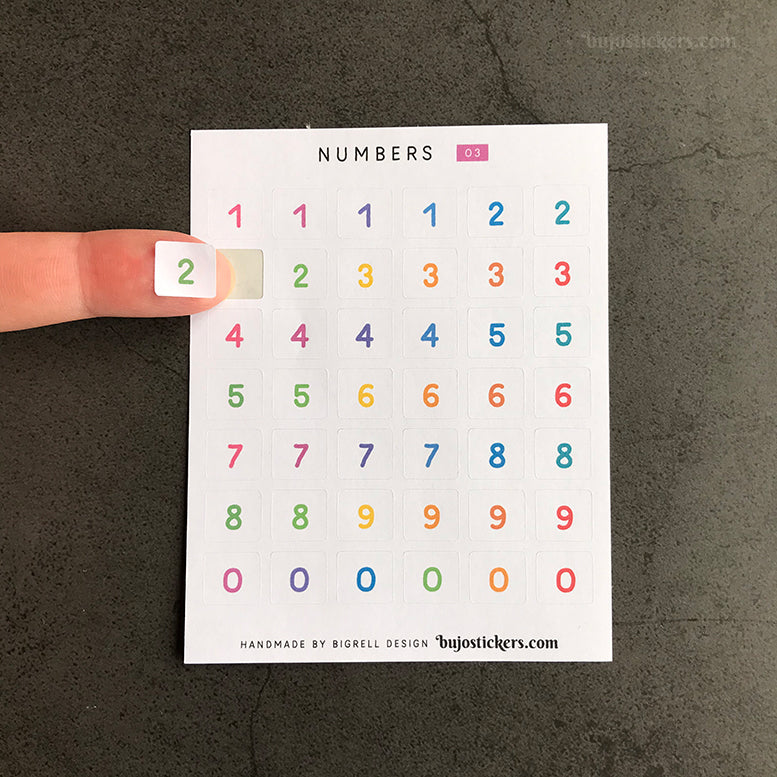 Numbers 03