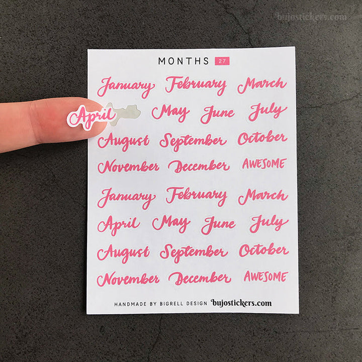 Months 21 • 7 colour options