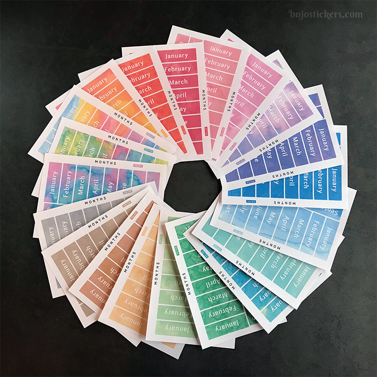 Months 13 – 20 colours