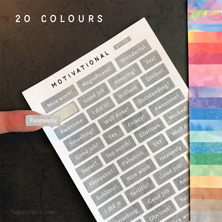 Motivational 01 – 20 colours