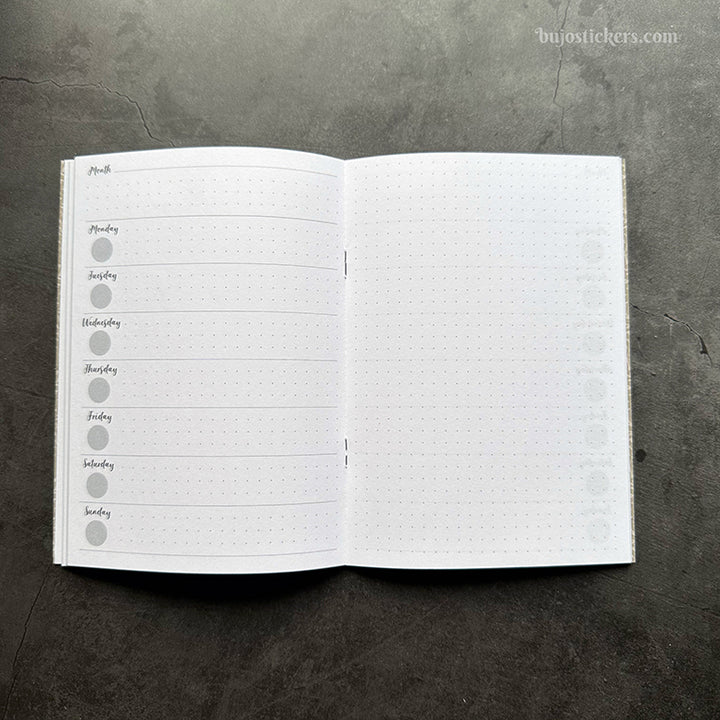 SECONDS – Traveler's Notebook B6 Week + Notes