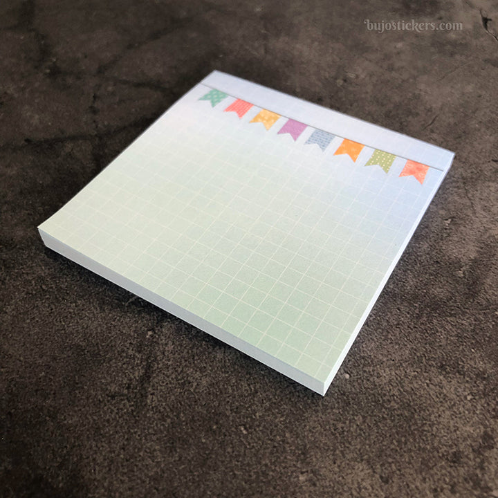 Sticky Notes 02 • Pastel bunting