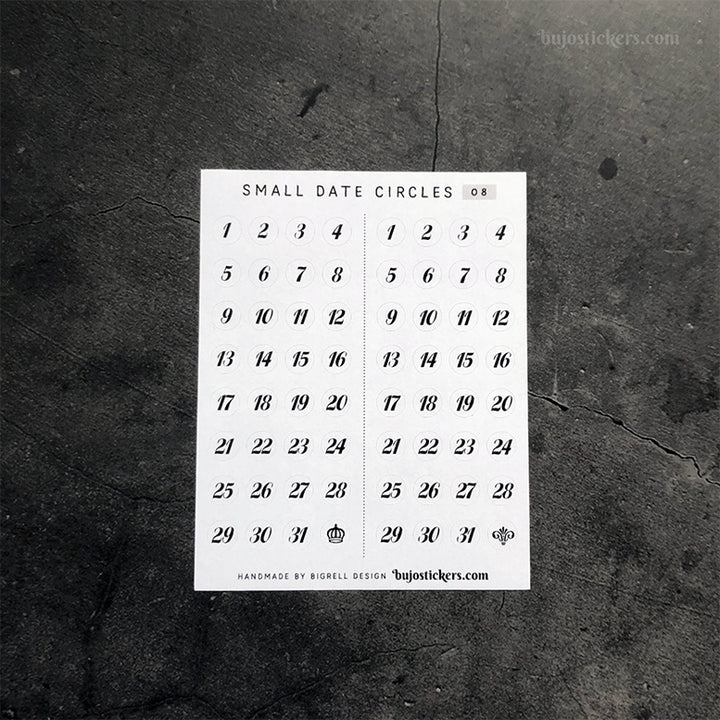 Small Date Circles 08