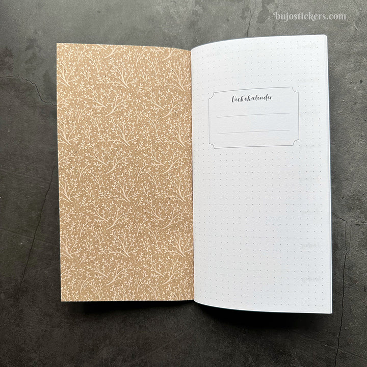 Traveler's Notebook – Regular size – Svensk Vecka + Anteckningar 🇸🇪