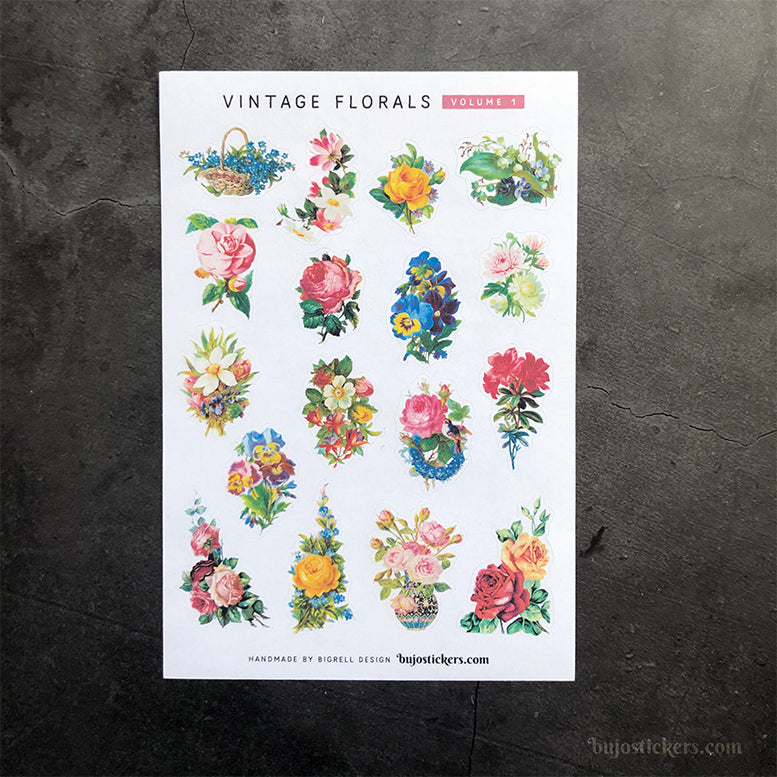 Vintage Florals Volume 1