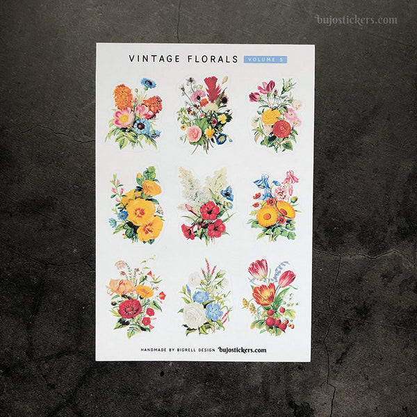 Vintage Florals Volume 5