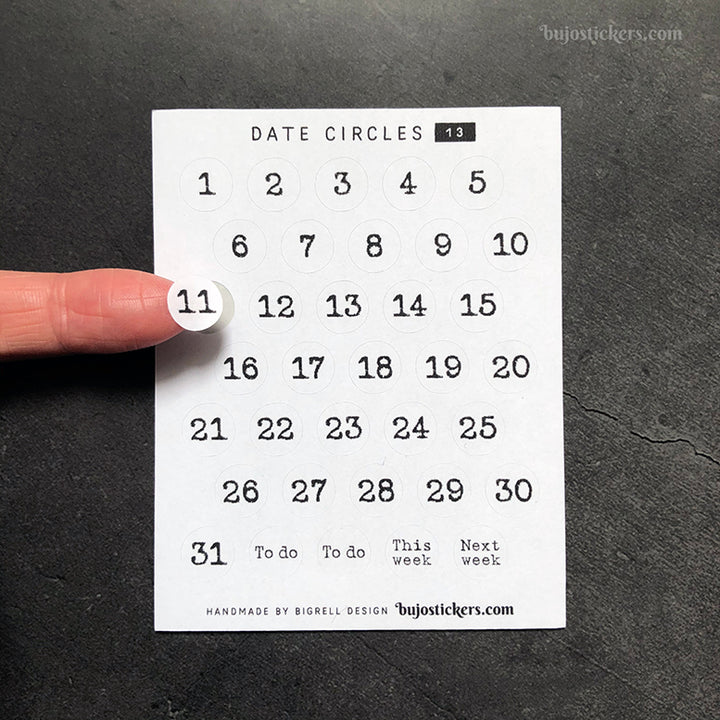 Date Circles 13
