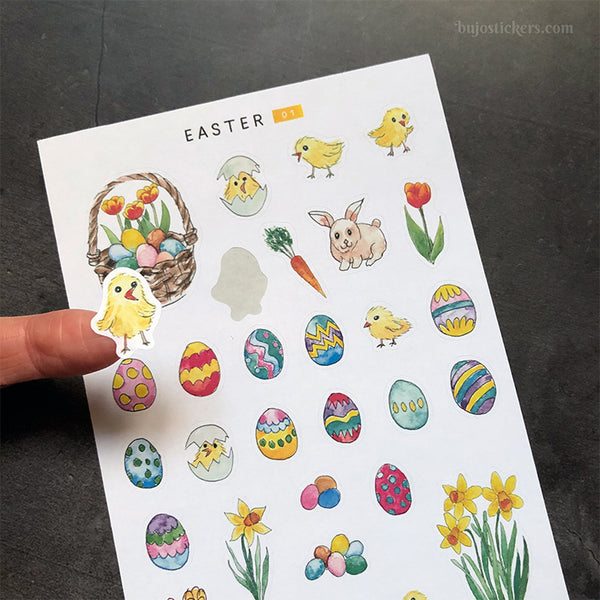 Easter stickers 01