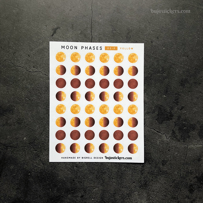 Moon phases 02 • 4 phases per moon cycle